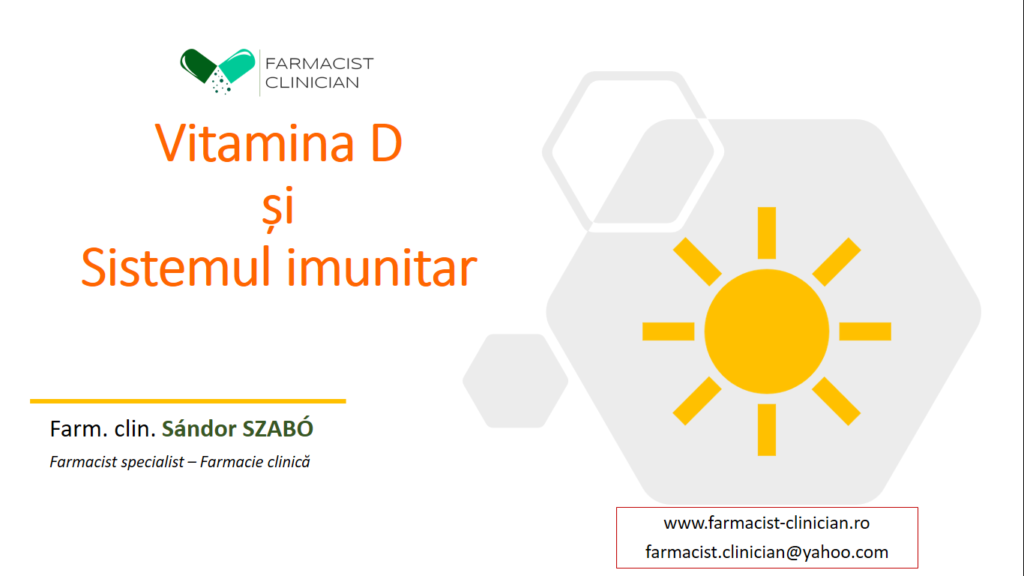 Vitamina D sistem imunitar SARS COVID